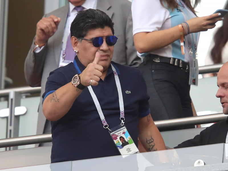 Diego Maradona Says Colombia Suffered