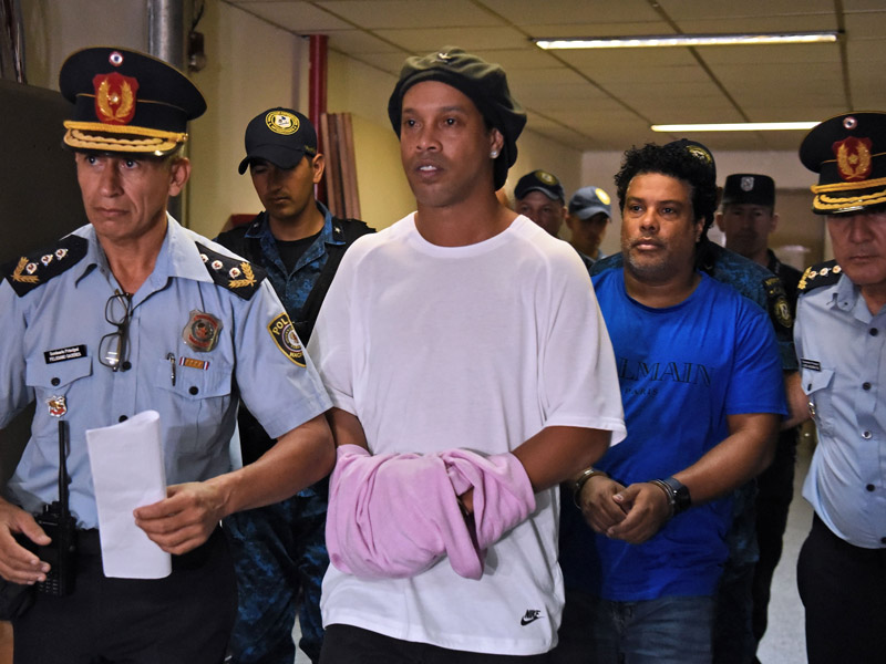 Ronaldinho Spends 40th Birthday In Jail