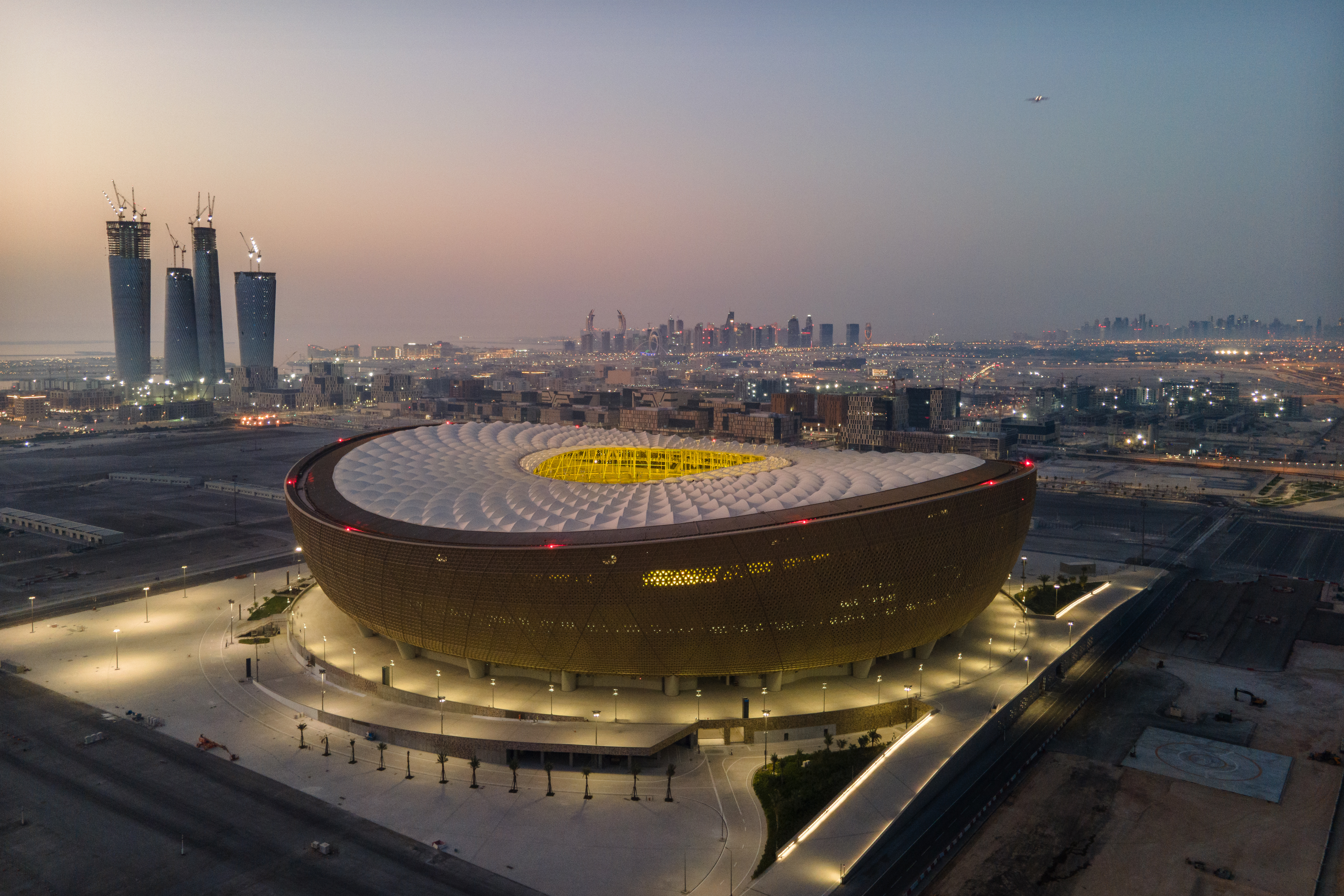Финал какой стадион. Стадион Qatar 2022. Стадионы Катара ЧМ-2022. Доха стадион для ЧМ 2022. Стадион в Лусаиле Катар.