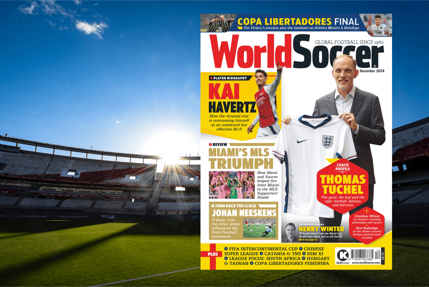 発売中: ワールドサッカー 2024 年 12 月