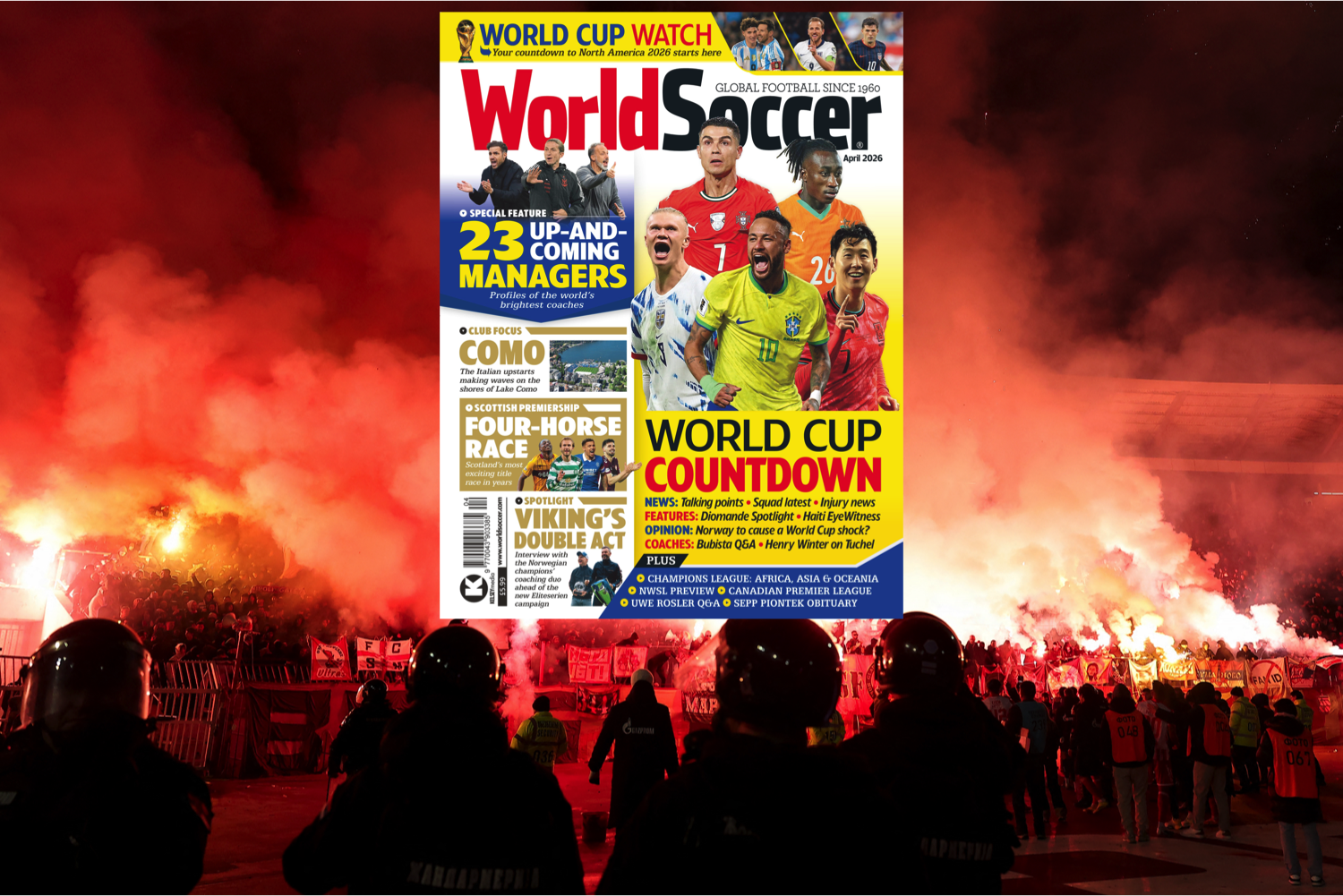 Out now: World Soccer April 2026
